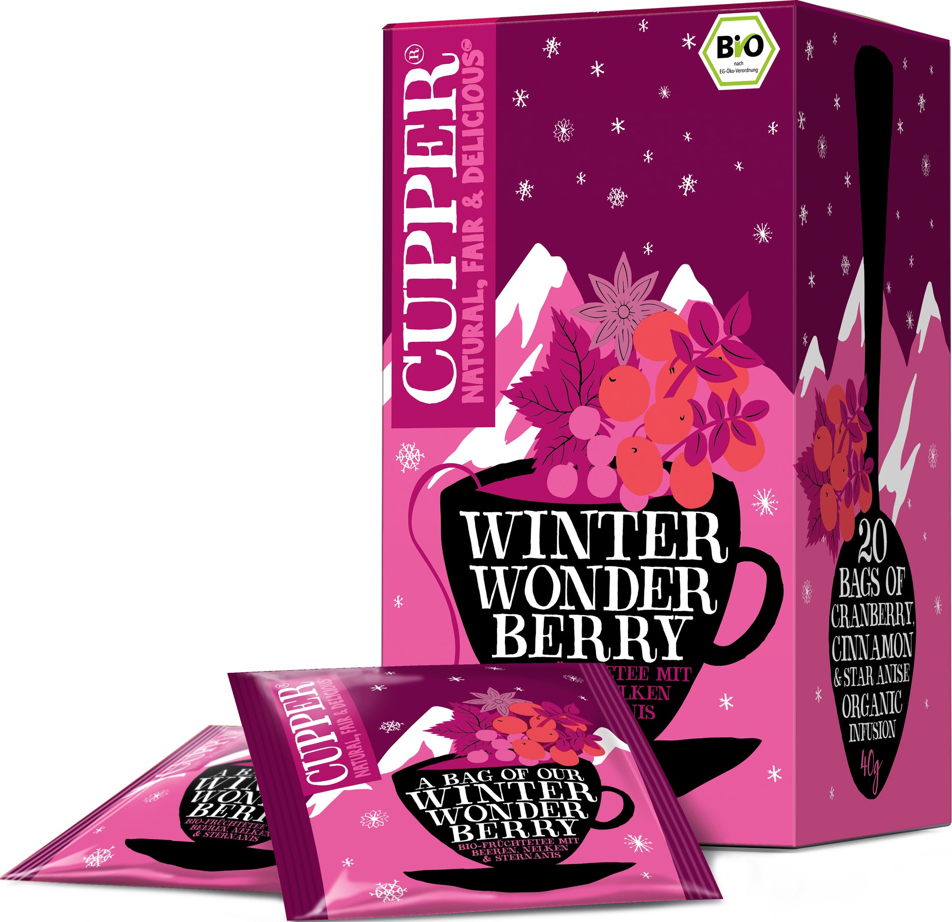 CUPPER Winter Wonder Berry tea 20 filter