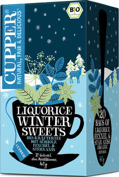 CUPPER Winter Sweets -Téli Édes Ébredés bio tea Xmas Limited Edition 20filter