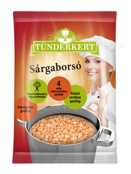 TÜNDÉRKERT HÁNTOLT FELEZETT SÁRGABORSÓ 400 G