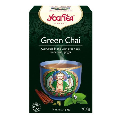 Yogi bio zöld chai tea 17db