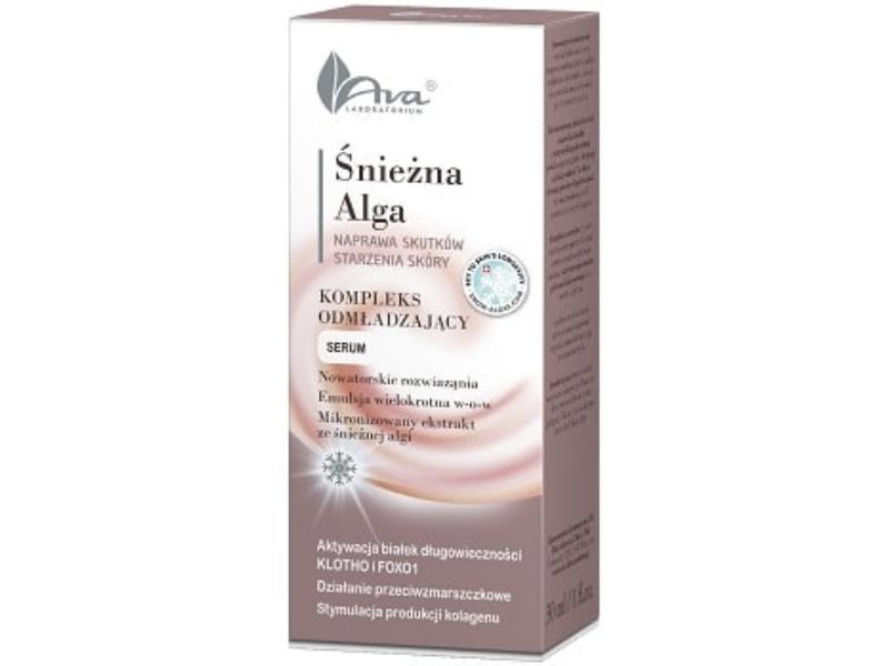 Ava alga+selyem protein+hyaluronsav pumpás arcszérum 30ml