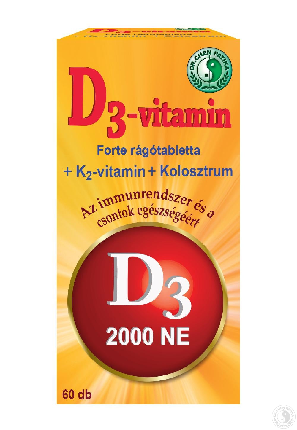 Dr.Chen D3-vitamin Forte Rágótabletta