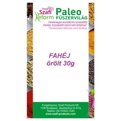 SZAFI REFORM PALEO FAHÉJ ŐRÖLT 30 G