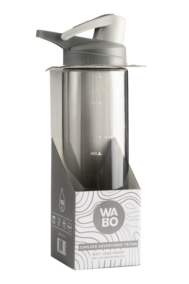 WABO BPA mentes műanyag kulacs 750 ml szürke