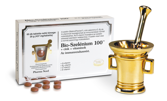 Pharma Nord Bio-Szelénium 100 +cink+vitaminok 60db