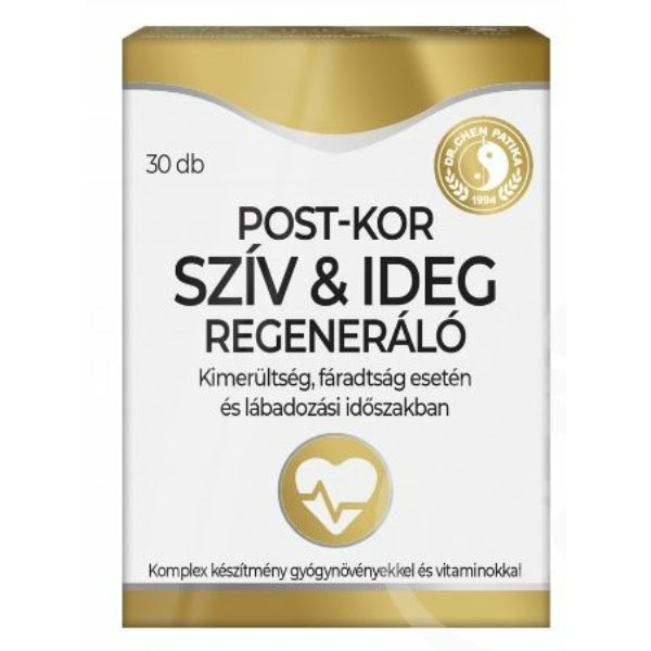 DR.CHEN POST-KÓR SZÍV ÉS IDEG REGENERÁLÓ KAPSZULA 30 DB