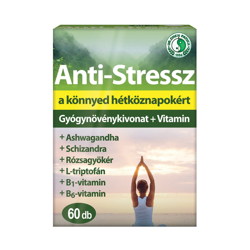Dr.Chen Anti-Stressz Gyógynövény + Vitamin kapszula 60db