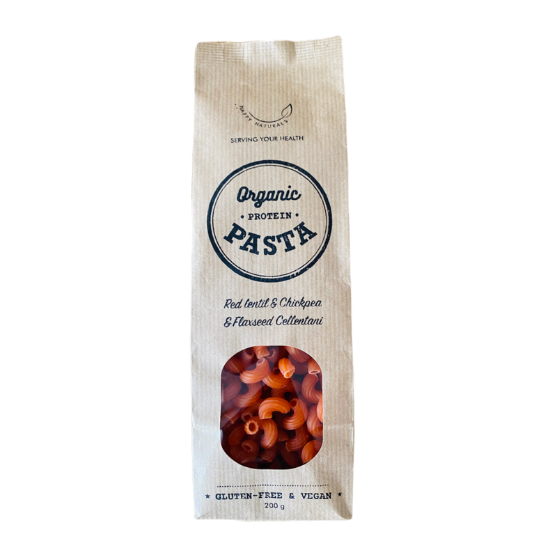 Happy Naturals BIO VÖRÖSLENCSE-CSICSERIBORSÓ-LENMAG CELLENTANI TÉSZTA 200g