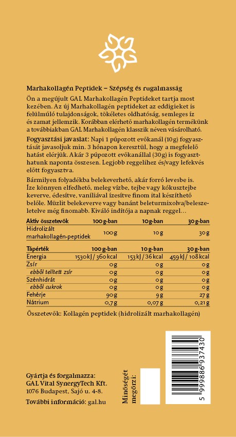 GAL Marhakollagén peptidek argentin 300g
