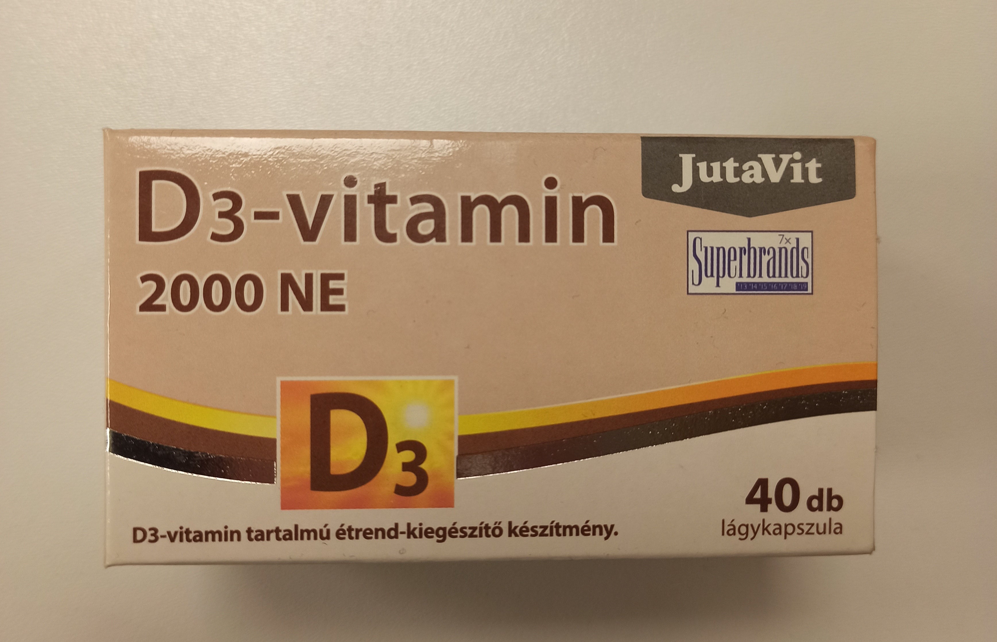 JutaVit D3-vitamin 2000NE lágyzselatin kapszula – 40db