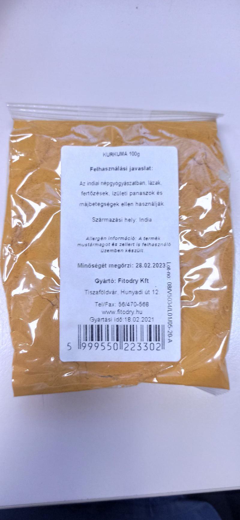 Fitodry Kurkuma 100g