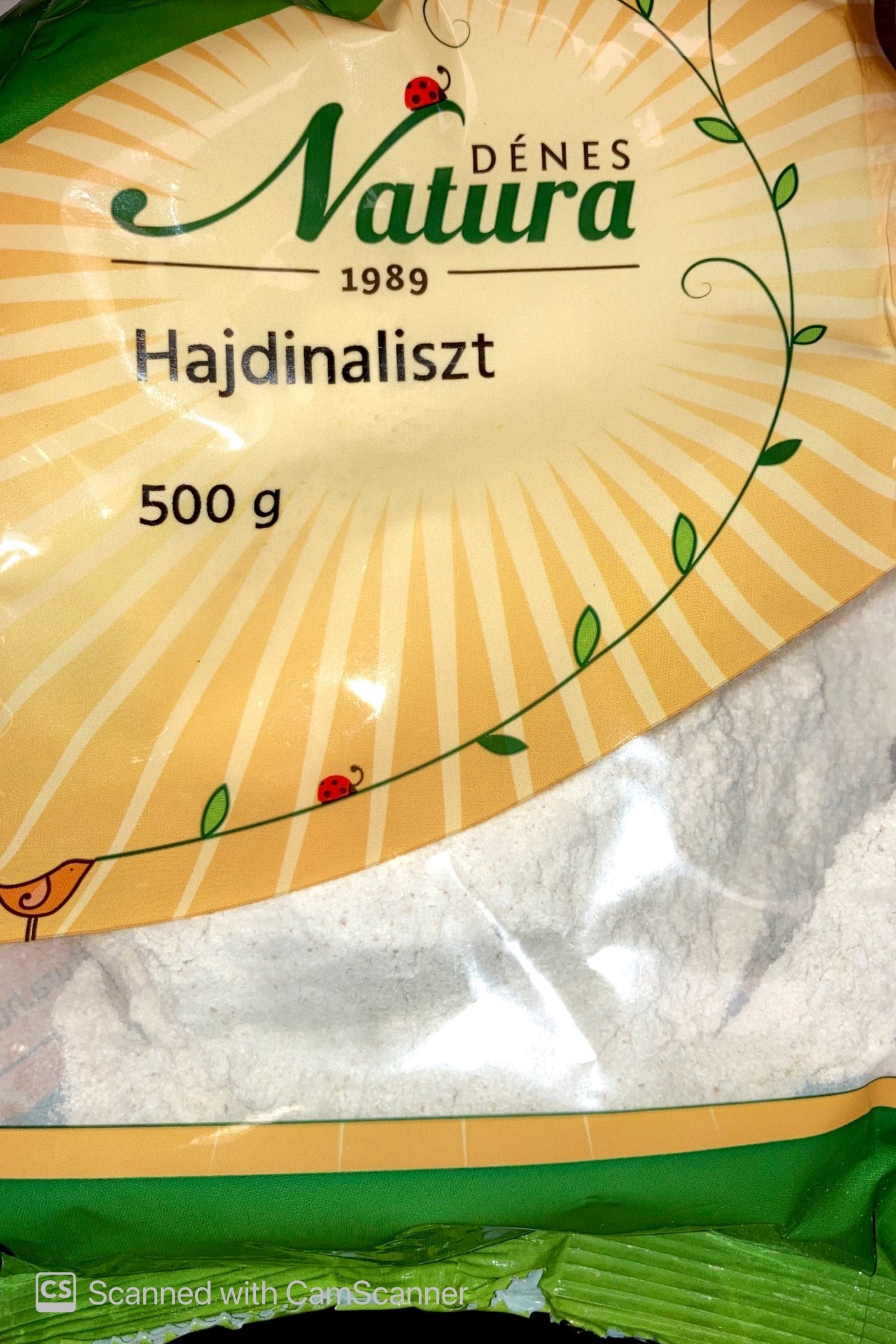 Natura hajdinaliszt 500g