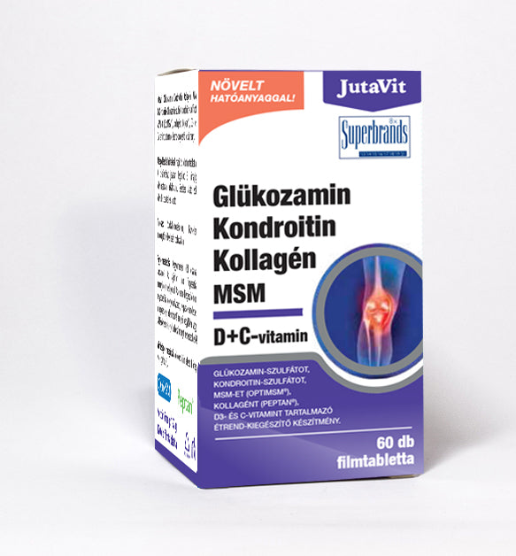 JutaVit Glükozamin Kollagén MSM D+C-vitamin 60db