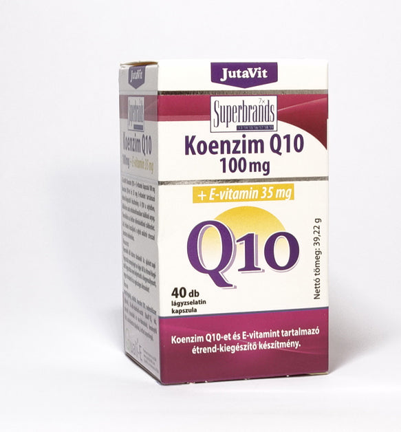 JutaVit Koenzim Q10 100mg +E-vitamin 35mg, 40db