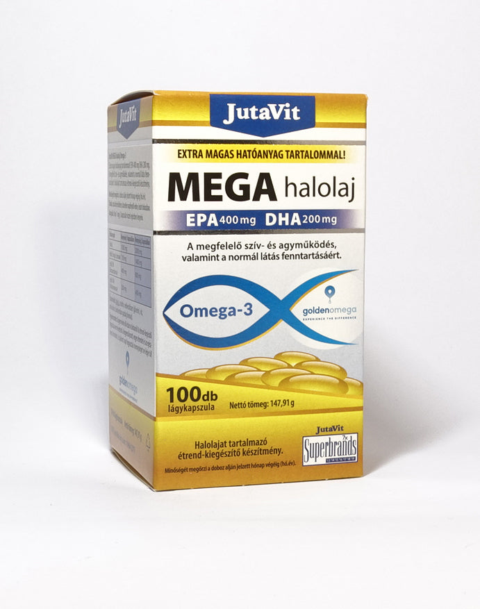 JutaVit MEGA halolaj Omega-3 100db