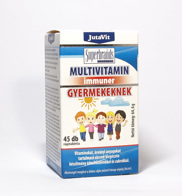 Jutavit Multivitamin Immunkomplex Gyerekeknek Probiotikus 45 db
