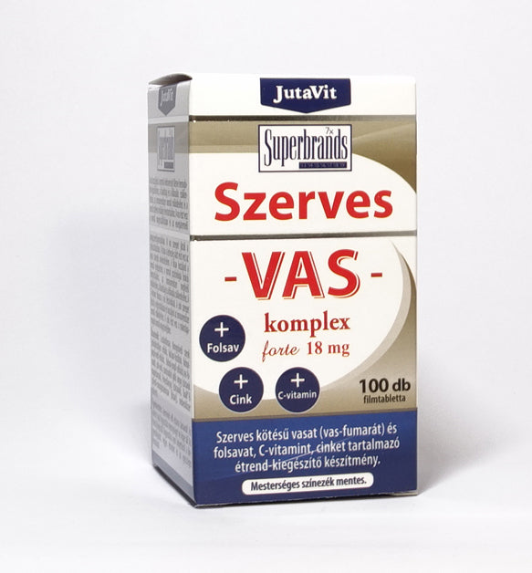 JutaVit Szerves Vas komplex forte 100db