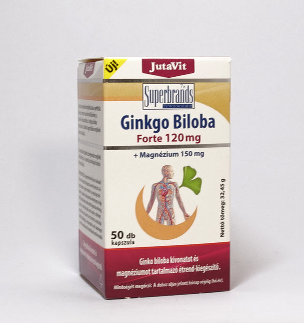 JutaVit Ginkgo Biloba 120 mg + Magnézium 150 mg 50db