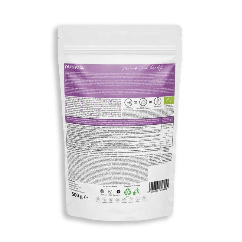Nutriqa Baobab-Aronia Vegán Protein mix 500g