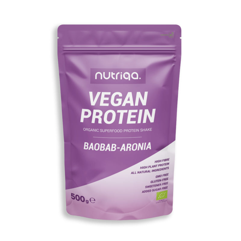 Nutriqa Baobab-Aronia Vegán Protein mix 500g