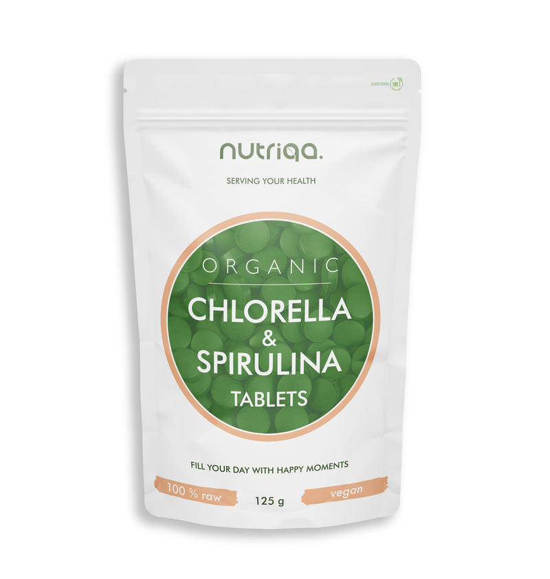 Nutriqa Chlorella & Spirulina tabletta 125g