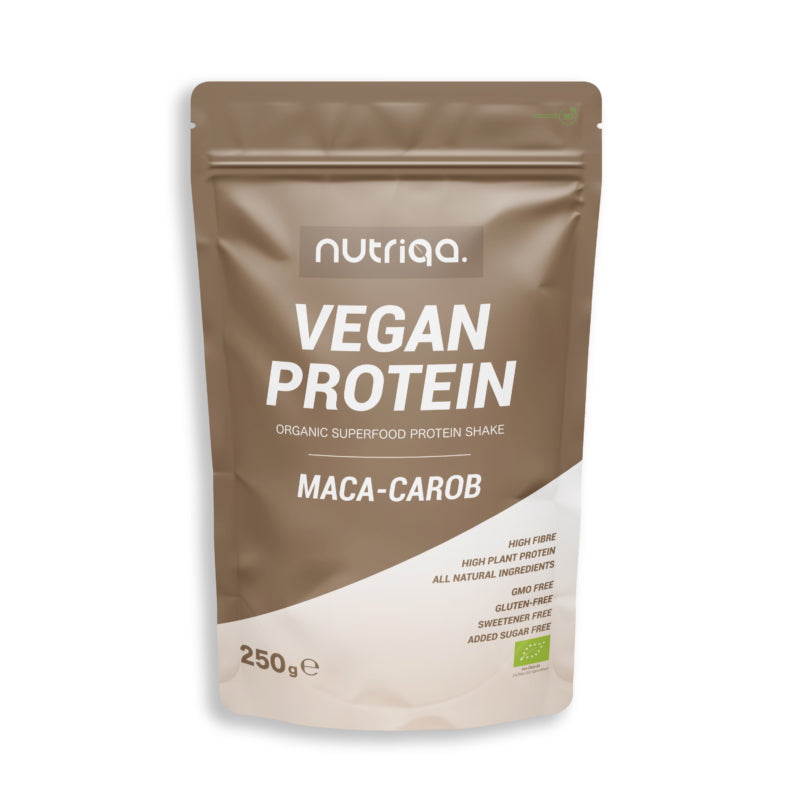 Nutriqa Maca-Carob Vegán Protein mix 250g