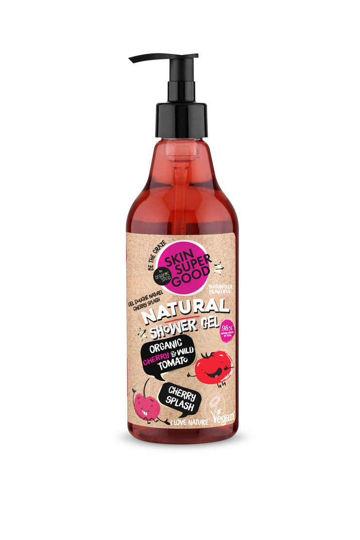 Skin Super Good Természetes “Cherry Splash” tusfürdő 500ml