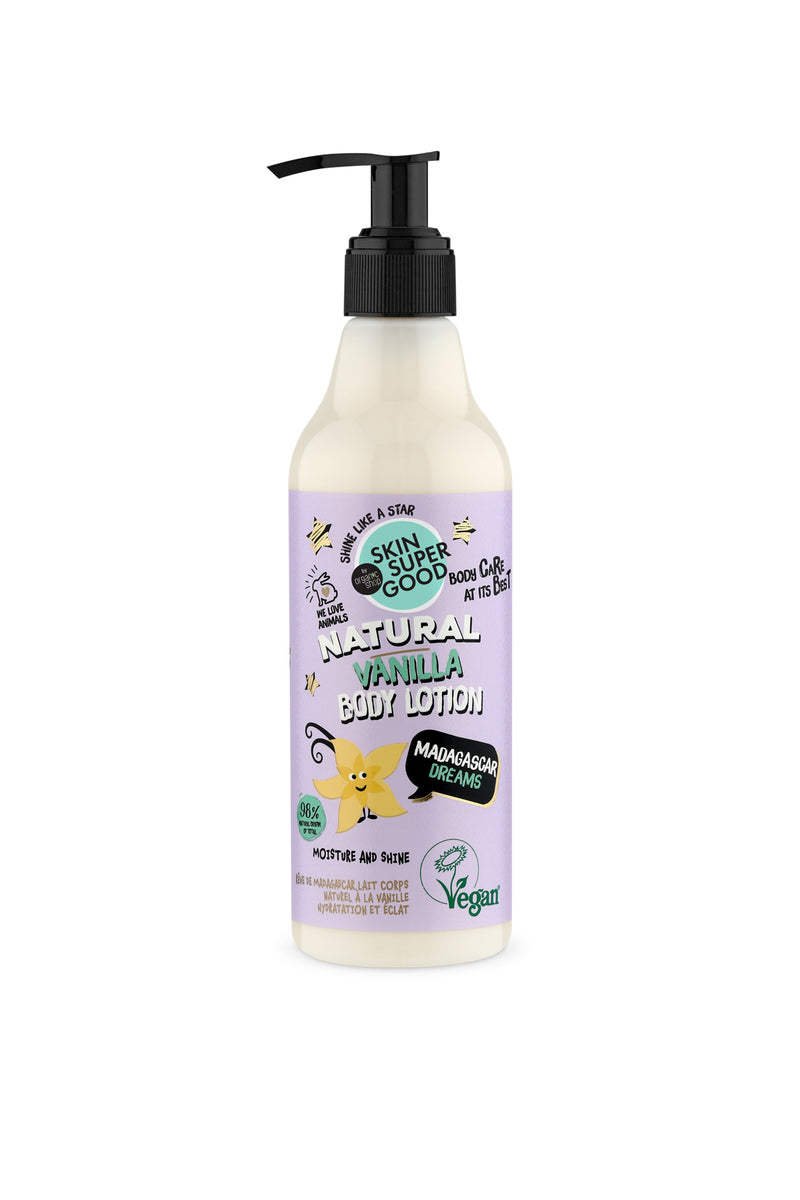 Skin Super Good Természetes vaníliás testápoló “Madagaszkári álmok” 250m
