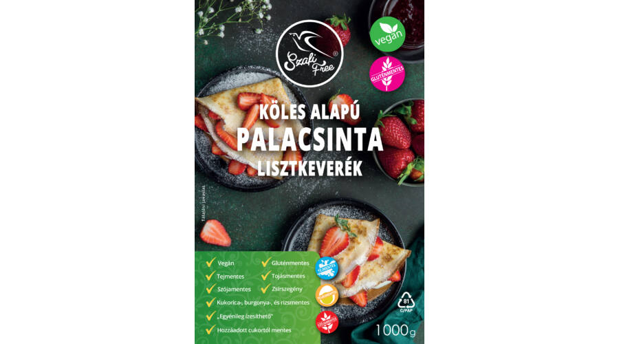 SZAFI FREE KÖLES ALAPÚ PALACSINTA LISZTKEVERÉK (GLUTÉNMENTES) 1000G