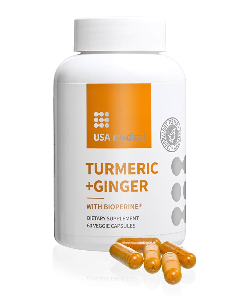 USA medical TURMERIC+GINGER kapszula 60 db