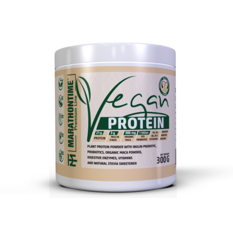 Marathontime Prémium Vegán Fehérje - Kókusz-fehércsoki 300g