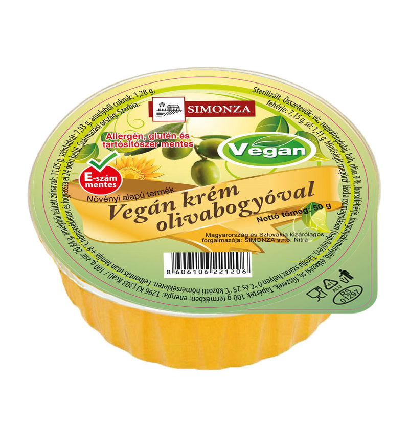 Simonza Vegán krém olivabogyóval 50g
