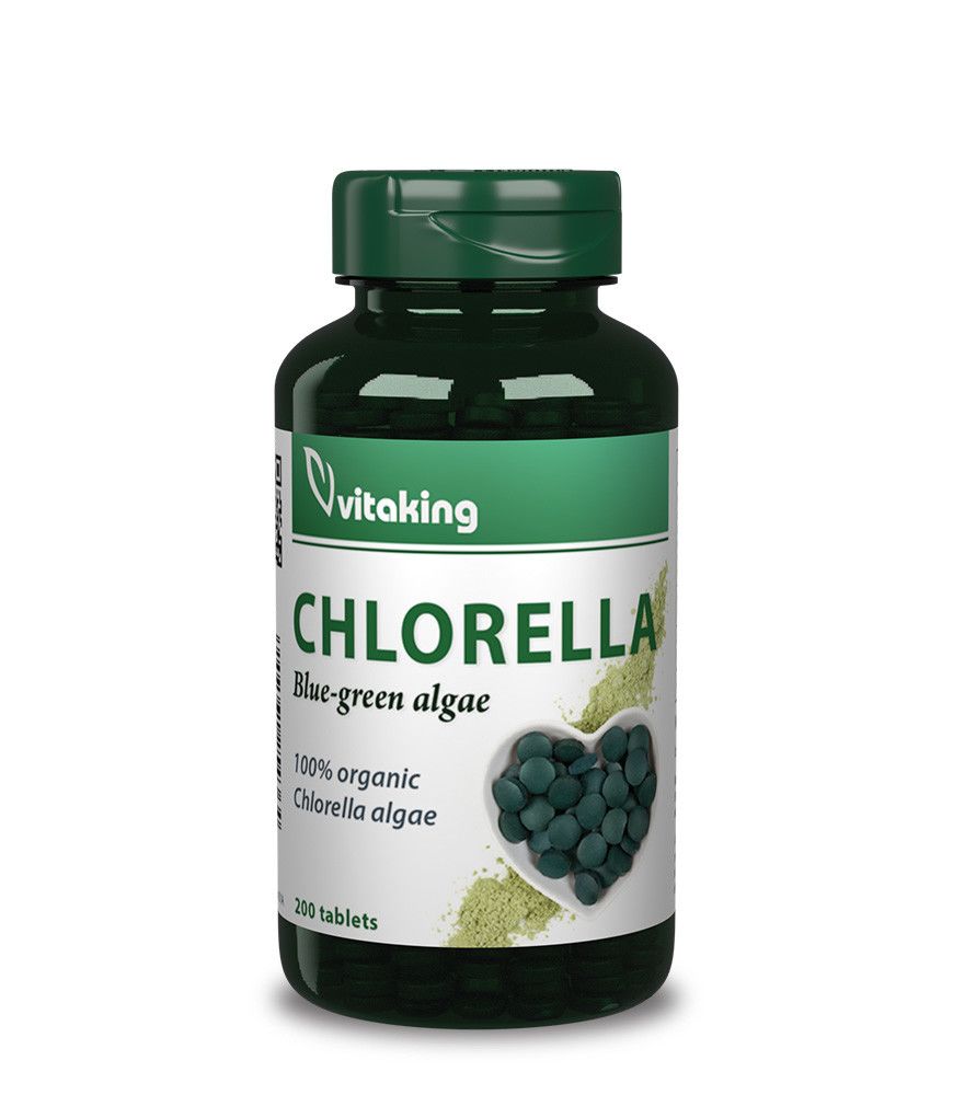 Vitaking Chlorella Alga tabletta 200db