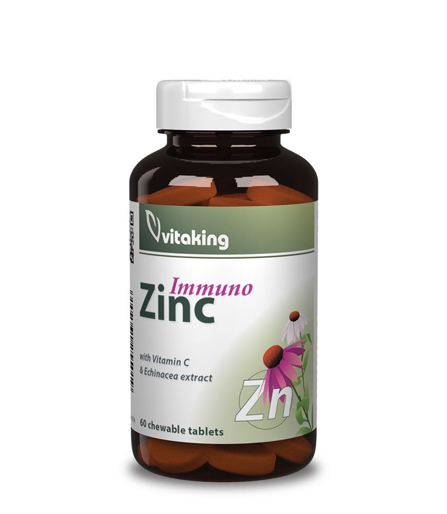 VITAKING CINK IMMUNO RÁGÓTABLETTA ( 30db )