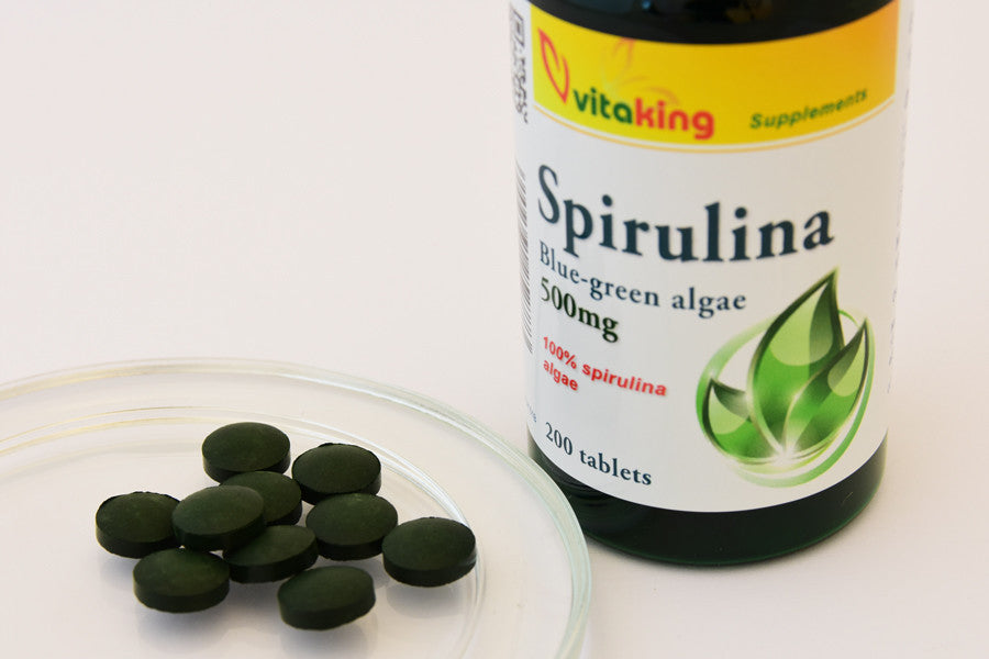 Vitaking spirulina tabletta 500 mg - 200 db