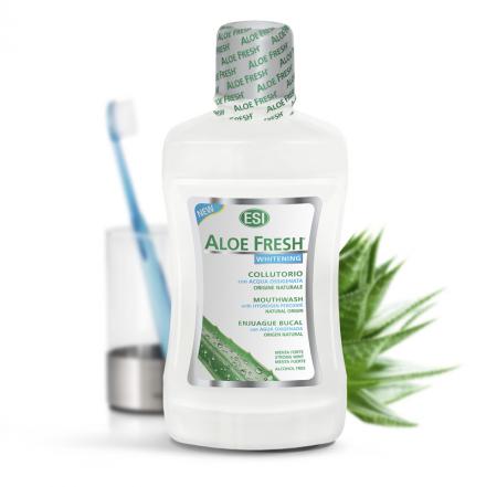 Esi Aloe Fresh Fehérmosoly Szájvíz Fehér fogak, friss 500ml