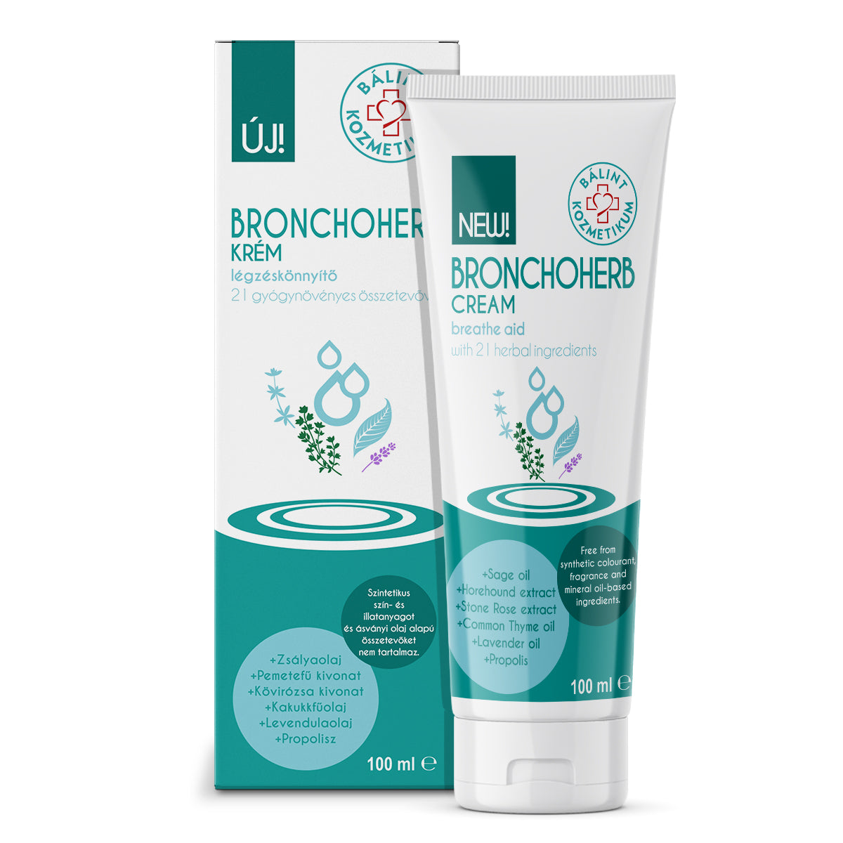Bálint Bronchoherb krém 100ml