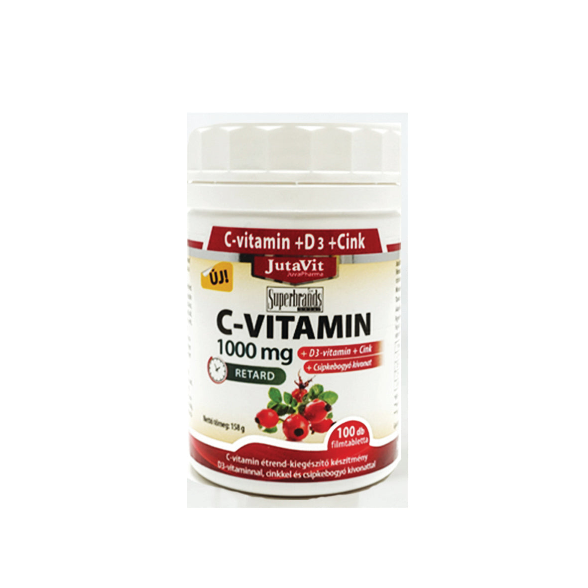 Jutavit C-vitamin 1000mg +D3+Cink 100db