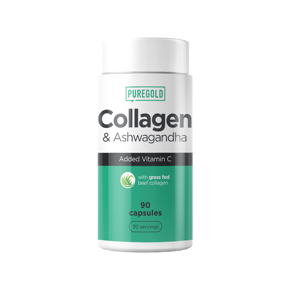 Puregold Collagen & Ashwagandha étrend-kiegészítő kapszula - 90 db