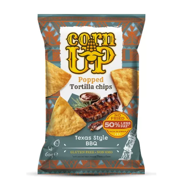 Corn Up tortilla chips barbecue ízű 60 g