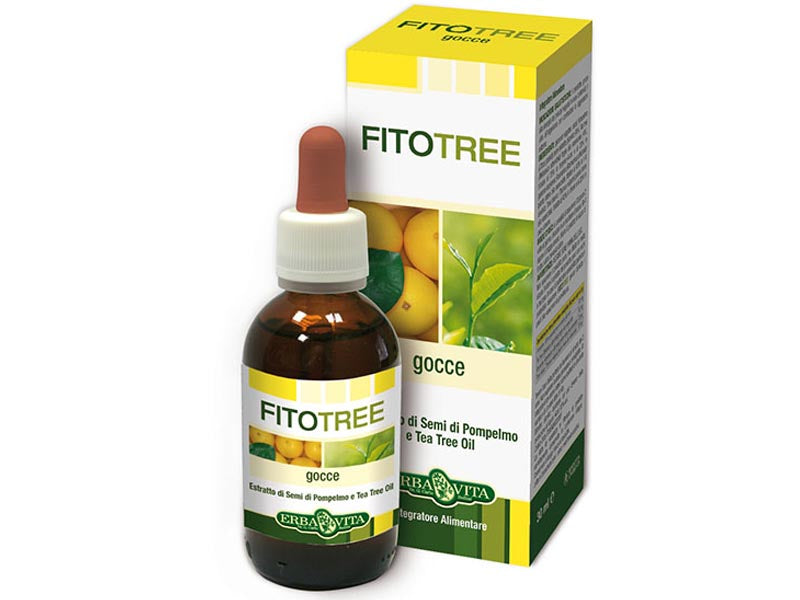 Natur Tanya® Erbavita FitoTree baktériumölő, fertőtlenítő grapefruit, teafa, rozmaring és kakukkfű olajkoncentrátum 30 ml