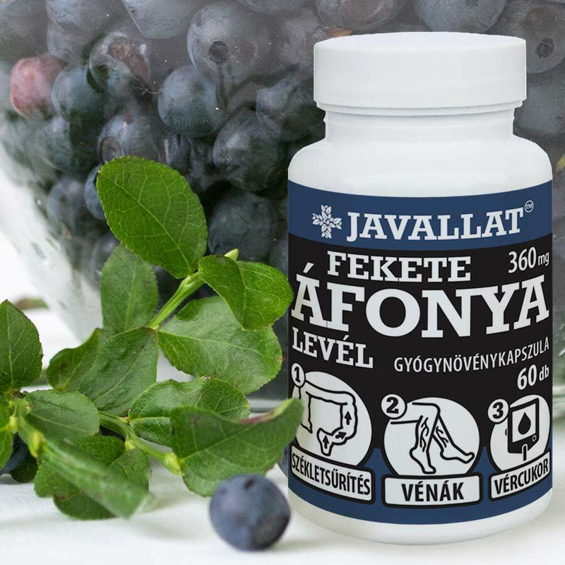 JAVALLAT FEKETE ÁFONYA KAPSZULA 60db