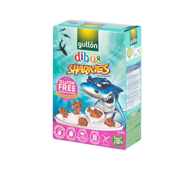 Gullon Dibus gluténmentes és tejmentes reggeliző keksz 250g