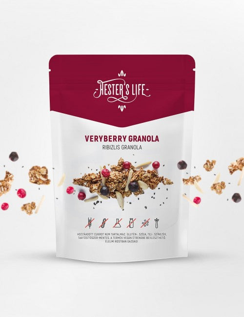 Hester's Life VeryBerry Granola - Ribizlis granola 60 g