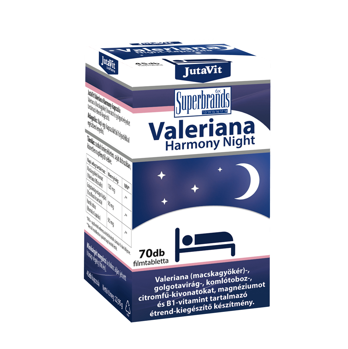 Jutavit Valeriana Harmony Night 70 db