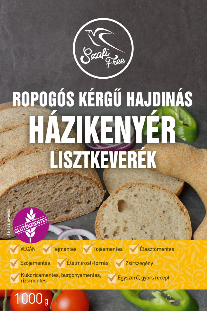 Szafi Free Ropogós Kérgű Házikenyér Lisztkeverék 1000 g