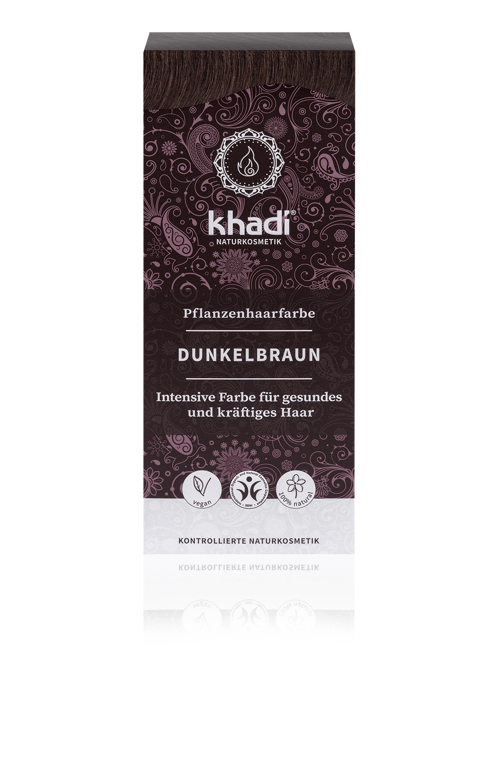 Khadi Hajfesték Por Sötétbarna 100 g