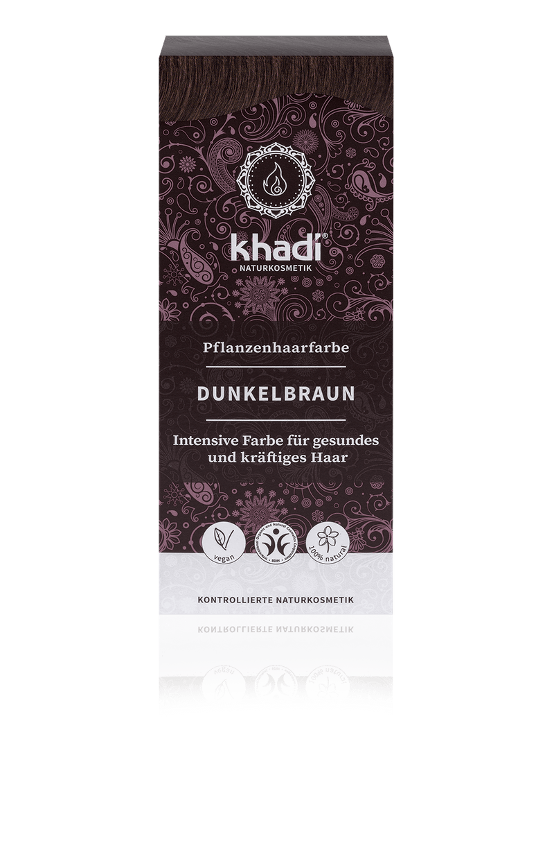 Khadi Hajfesték Por Sötétbarna 100 g
