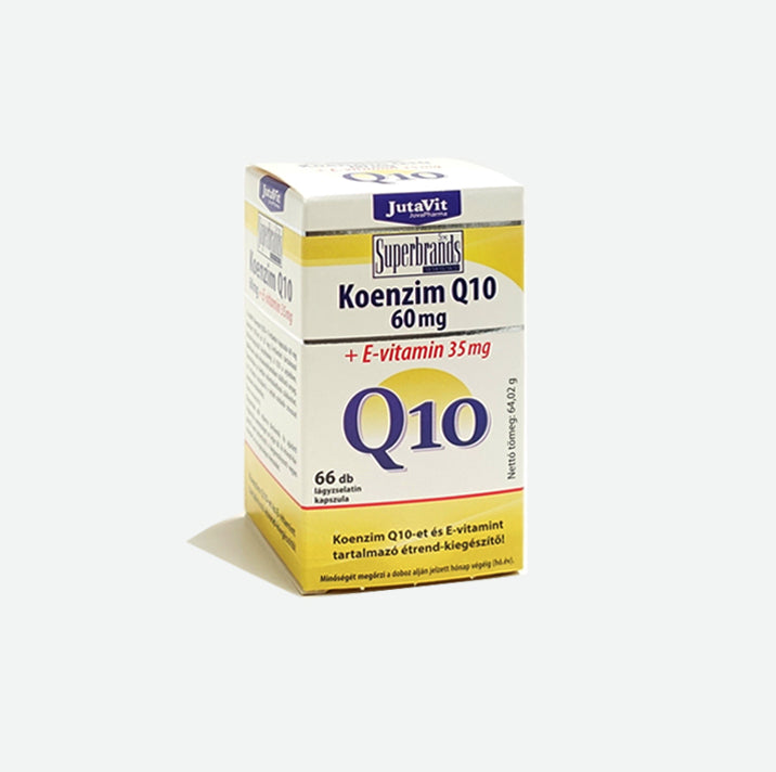 Jutavit Koenzim Q-10+E-vitamin Kapszula 66 db