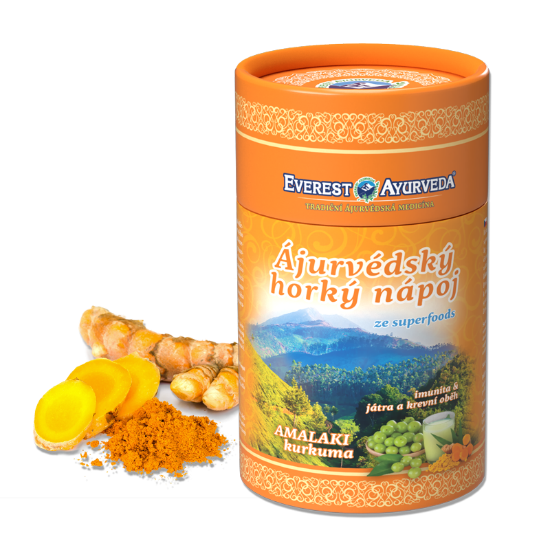 Everest Ayurveda AMALAKI ital Kurkuma Immunitás & máj és vérkeringés 100g